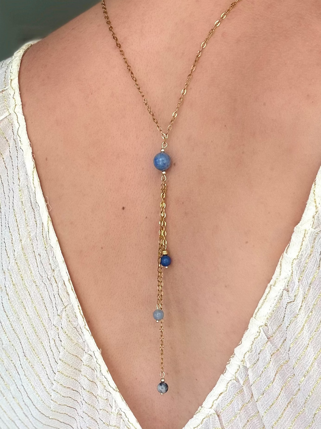 Collier Déesse - Sodalite