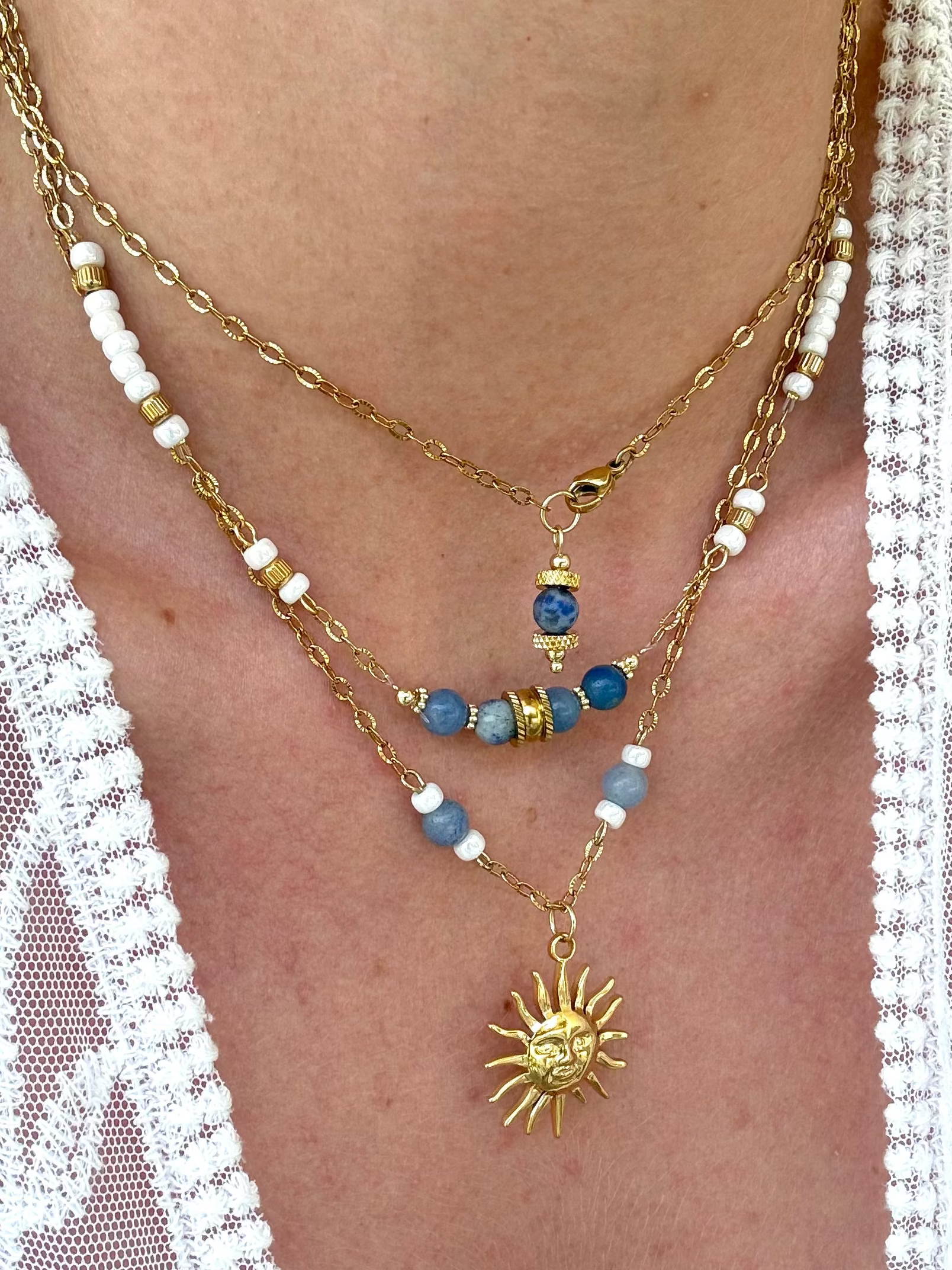Collier Déesse - Sodalite